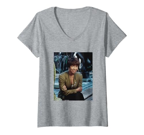 Photo de Femme Natalie Cole L'inoubliable Nat King Cole Michael Grecco T-Shirt avec Col en V