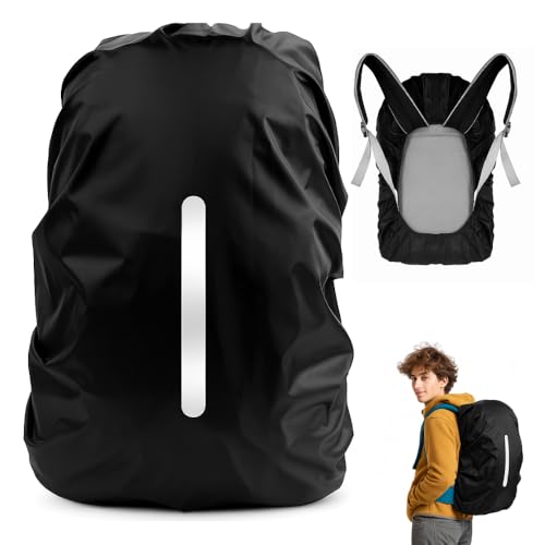 Capa Para Mochila De Chuva Refletiva Impermeável Protetora Para Motoboy Mala Anti Poeira Ajustável