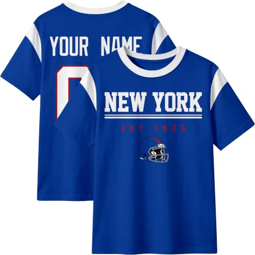 Image of T-Shirt Custom Crewneck Short Sleeve for Men Gifts | Custom T-Shirt Personalized Name and Number