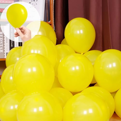 Sekat 風船 バルーン イエロー ゴールド 5インチ 50個入り ゴム 極厚 丸風船 ラテックスバルーン 飾り 誕生日 結婚式 店舗開店祝い装飾 パーティー 運動会 文化祭 バルーンアート ミックス