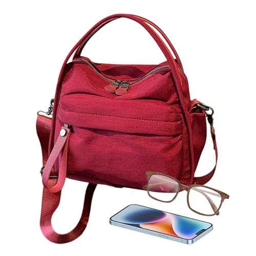 Bolsos y Bolsos para Mujer - Grande con Cremallera Ajustable, Elegante de Hombro con Correas | para Adolescentes niñas Viajes Diarios Fin de Semana