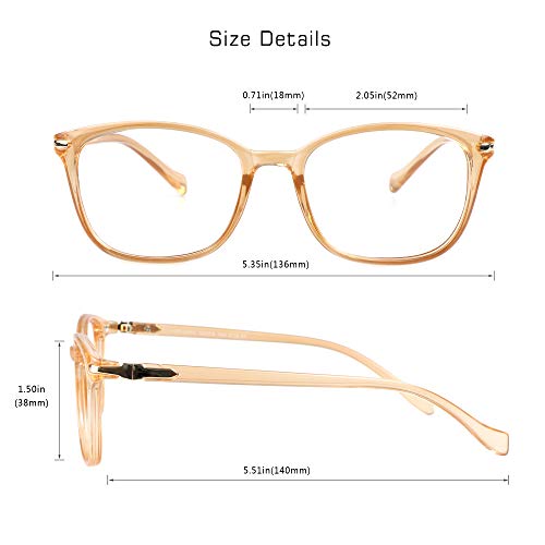 Image of VisionGlobal 6 Pairs Blue Light Blocking Glasses /Reading Glasses for Women /Men, Fashion Eyewear Frame