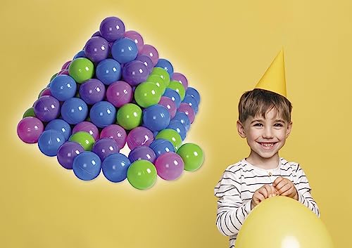Knorrtoys 56777 - Bälleset ca. Ø6 cm - 100 balls/softcolor, 100 Bälle Pastell