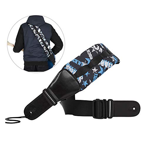 HUIOP Bandoulière en tissu Oxford épais et réglable en longueur pour guitare électrique acoustique basse,sangle de guitare en tissu oxford - Les Beatles, Paul McCartney, John Lennon, RIngo Starr, George Harrison HUIOP Bandoulière en tissu Oxford épais et réglable en longueur pour guitare électrique acoustique basse,sangle de guitare en tissu oxford