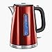 Price comparison product image Russell Hobbs 23210 Luna Boil Electric Kettle, Stainless Steel, 3000 W, 1.7 Litre, Red