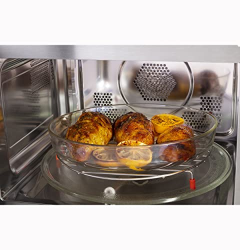 GE 4-in-1 Countertop Microwave Oven, 1.0 Cu Ft, 1050W Convection Microwave with Air Fry & Broil, Compact and Quiet, Stainless Steel, Ideal for Apartments, Dorms & Offices, GCST10A1WSS by GE - Image 8