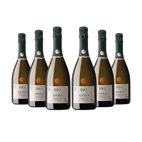 VAL D'OCA - Bioldo - Bio Vegan Asolo Prosecco Superiore DOCG Extra Dry - 6 Bottiglie da 750 ml