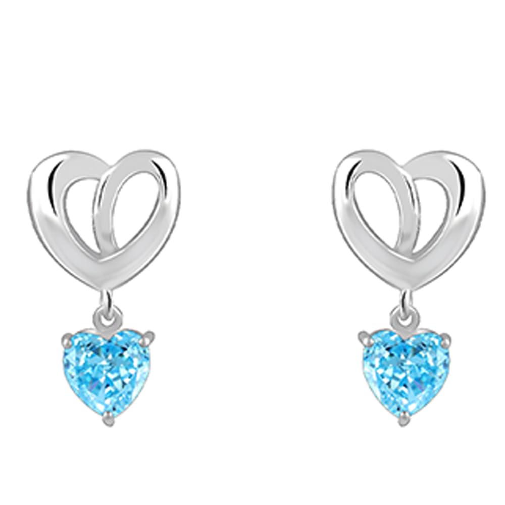 925 Silver Adore Love Earrings| Drops to Gift Women & Girls | With Certificate of Authenticity and 925 Stamp | 6 Months Warranty-image-20