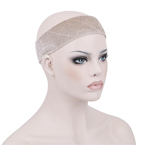 Creamily 1 Pack Flexible Velvet Wig Grip Scarf Head Hair Band Adjustable Fastern