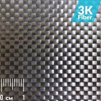 Carbon Fibre Fabric – 206 g/m² – Plain (3 m²)