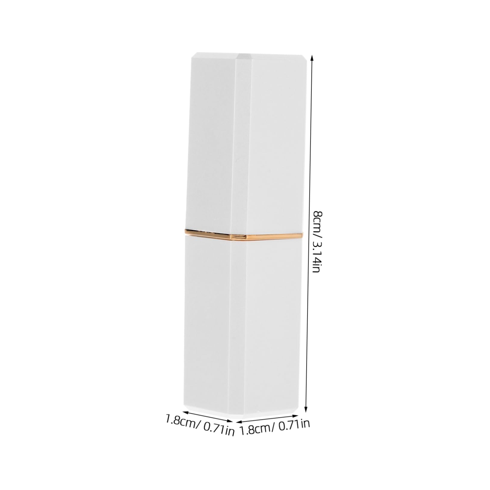 PACKOVE Tubo De Labial Recargable Para Mujeres Envases De Brillo De Labios De Contenedores Vacíos Para Maquillaje Para Y Almacenamiento De Cosméticos 10 Piezas X 5