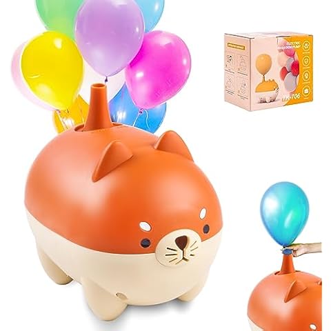 ONG NAMO Electric Balloon Blower Machine Cute Balloon Air Pump Balloon Pump Electric Balloon Inflator for Birthday Party, Wedding, Christmas, Ceremony Balloon Decoration Cover