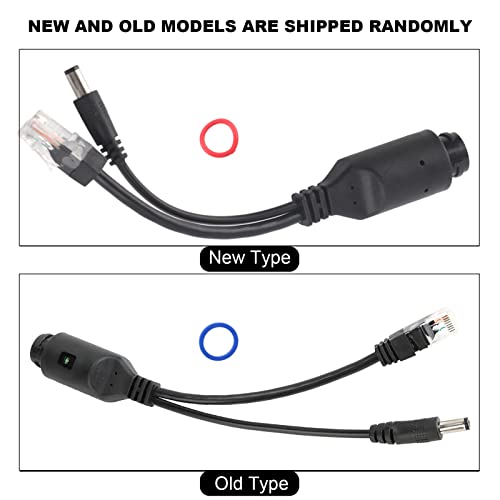Adaptador Pasivo Poe de 24V Divisor Adaptador de Energía Ethernet para Cámara de Red Compatible con Varios Dispositivos de Red Como Cámaras de Seguridad IP y Puntos de Acceso Inalámbricos miniatura 5