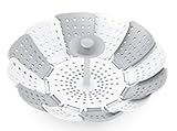 Joseph Joseph - Vaporera Lotus, Color Blanco/Gris