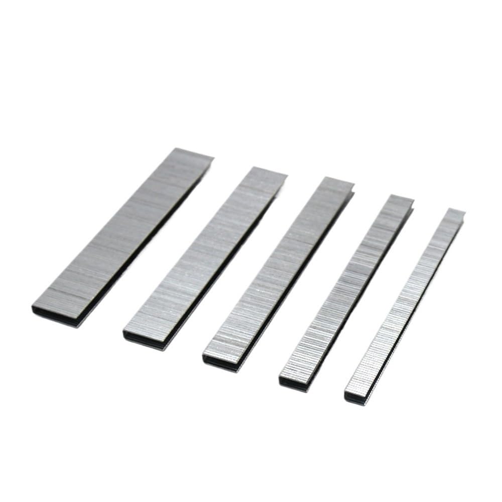 3610Pcs 9/12/15/18/20mm U-Shaped Straight Nails, Stainless Steel Stapler Nails for Upholstery DIY Woodwork(12mm)