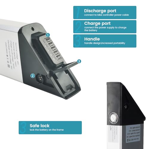 Image of 48V 10.4Ah 500Wh Folding Ebike Battery Replacement for LECTRIC XP Step-Thru 3.0 Hitway BK20 Gotrax F2 R2 Lithium Ion Battery (48V10.4Ah - Step Thru 3.0)