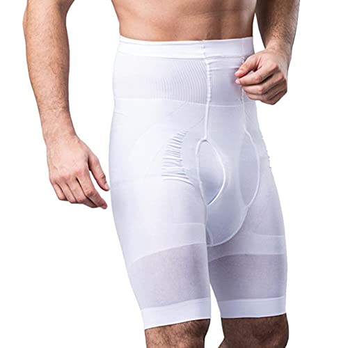 CCXXYGWJ Pantalones Cortos de Cuerpo Transpirables para Hombres, cinturón Abdominal potenciador de Cadera - Cintura Alta Muslo más Delgado Ropa Interior Fajas