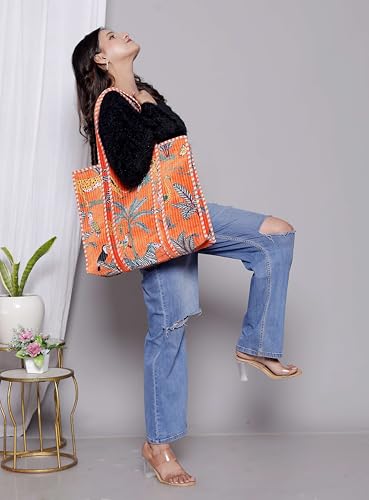 Bolso tote acolchado para mujer SHIRANYA – Bolso ligero de terciopelo para compras, viajes y uso diario miniatura 2