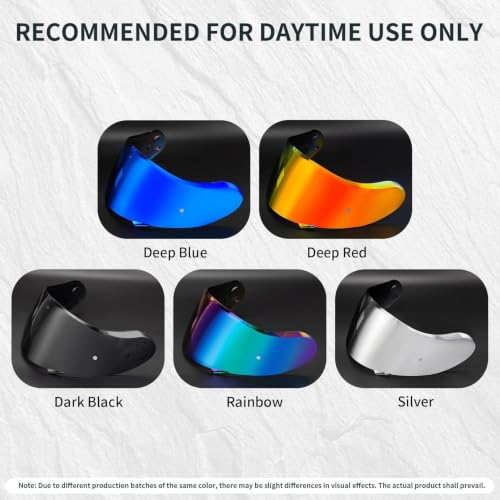 Image of PSLER Neotec 2 Visor - Neotec 2 Helmet Tinted Visor UV Protection Neotec 2 Face Shield Replacement for Neotec 2 CNS-3,Deep Red