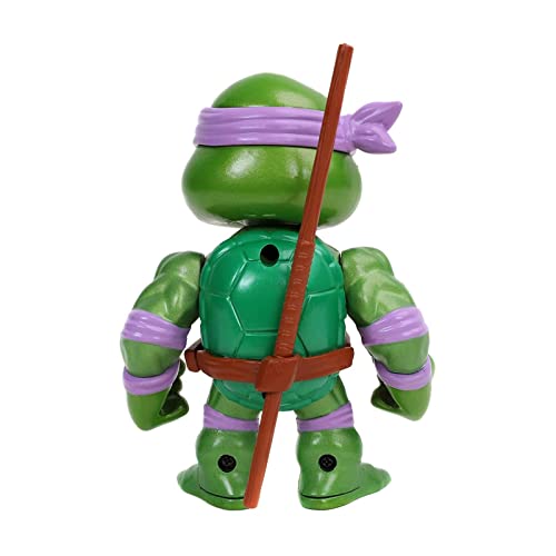 Jada Toys Teenage Mutant Ninja Turtles 4" Donatello Die-Cast Figure, Toys For Kids And Adults, Purple #TOP2