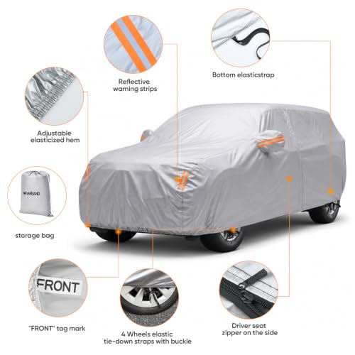 Image of Explorer Car Cover Custom Fit for Ford Explorer 2006-2026, Silver