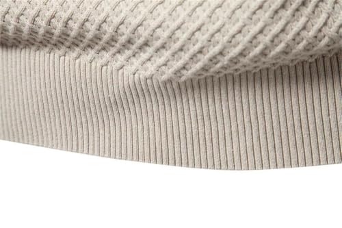 Men Knit Jumper Solid Casual Pullover Round Neck Long Sleeve Slim Fit Warm Autumn Winter Sweater3