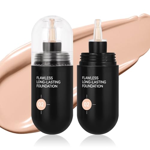 Base Maquillaje,Base Maquillaje Cobertura Total,30 Ml Liquid Foundation,Efecto AnticontaminacióN,Con Acabado Natural,Resistente Al Agua De Larga DuracióN Oculta Las Imperfecciones Para Una Tez Suave