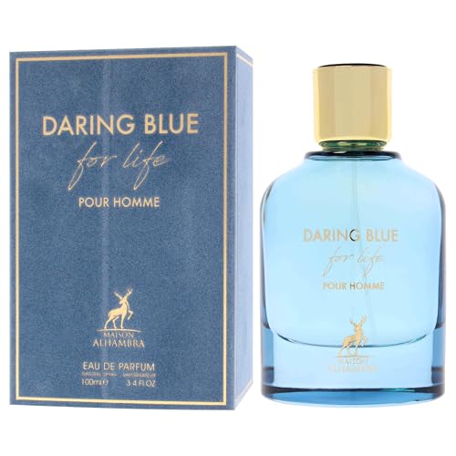 Daring Blue For Life | Eau De Parfum 100ml | By Maison Alhambra - Image 5