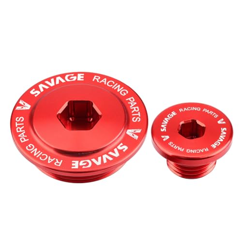 CNxinn10 1 Pair Straight Screw Plug Crankcase Cover Alternator Cap Aluminum Alloy for HONDA XR250R 1990-2004