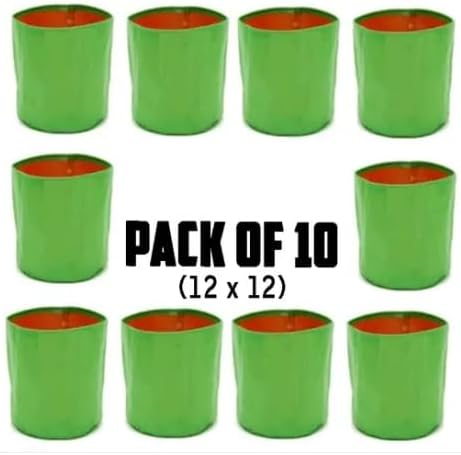 RK_Enterpries Grow Bags for Terrace Gardening (12x12 inches) Pack of 10