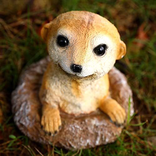 Blltllw Meerkat Statue Garden Decor Lawn Animal Art Sculpture Ourdoor Decoration Funny Yard Ornaments Resin Figurine For Garden Or Home 5.3Inch #TOP6