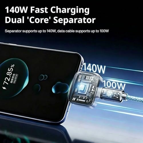 Image of 2-in-1 USB-C Magnetic Wireless Charger Adapter for iPhone 15 /16 Series, 20W Fast Charging Converter, Type-C Plug-in Magnetic Charging Receiver, Compact Portable Charging Accessory