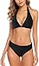 Aidotop Damen Bikini Set Triangel Badeanzug Strand Ties Zweiteiliger Bademode Bikinihose(20Black,M) Damen Bade günstig Kaufen-Aidotop Damen Bikini Set Triangel Badeanzug Strand Ties Zweiteiliger Bademode Bikinihose(20Black,M)