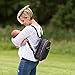 IDAHO JONES Small Diaper Bag, Mini Diaper Backpack - Spacious and Sleek - Stroller Straps and Changing Mat Included - Claremont