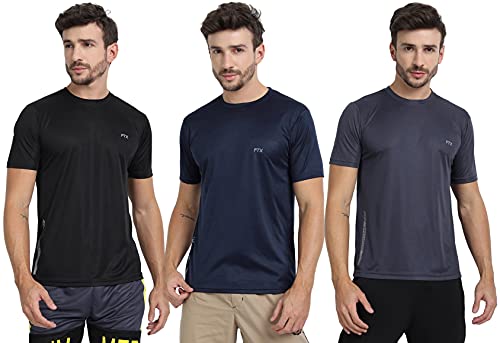 Image of FTX Men's Solid Regular Fit T-Shirt