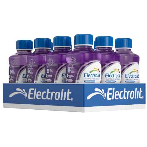 Electrolit Electrolyte Beverage, Grape, 21 Fl Oz (12 Pack)