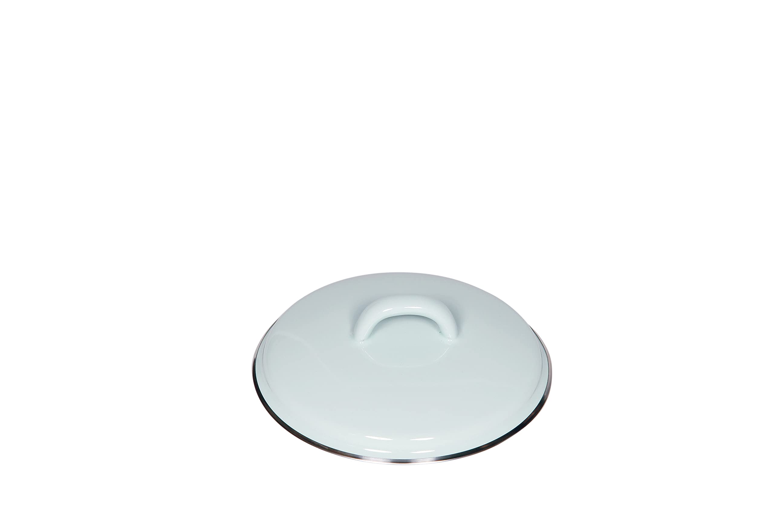 Riess Classic - Household Articles Colour/Pastel Lid with Chrome Rim, Diameter-14 cm Turquoise