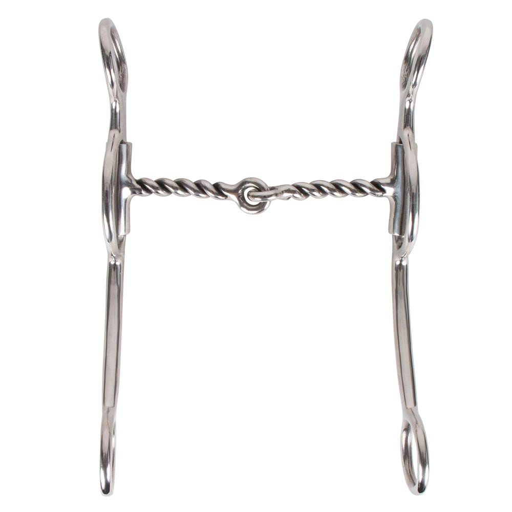 FES Twisted Wire Snaffle Horse Bit Elevates Horse Training | Stronger Signal Delivery | Quicker Hand to Mouth Response | Ideal for Equestrian Progression