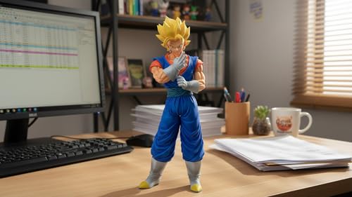 Image of Awestuffs Vegi Super Saiyan Large Action Figure Limited Edition Figure Toy Statue Merchandise for Anime Lovers (33 cm)