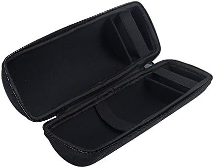 JBL Flip 4 / JBL Flip 3 Case by Auschine, Protective Hard Cover Storage Case for JBL Flip 4 / JBL Flip 3 Waterproof Wireless Bluetooth Speaker, Fits Cable and Charger-Black