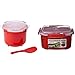 Sistema SI1110 Micro-Ondes Cuiseur à Riz Plastique Rouge 45 x 35 x 25 cm 2,6 L & SI1102 Micro-Ondes à Vapeur Plastique Rouge 45 x 35 x 25 cm 2,4 L