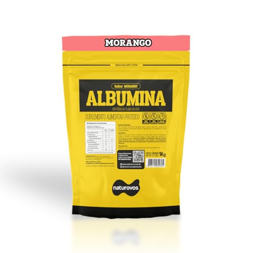 Naturovos Albumina Morango 1Kg -