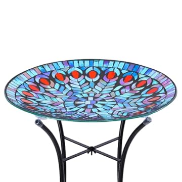 Glass Bird Baths Stained Glass: Which One Will Transform Your Garden? 2 glass bird baths stained glass