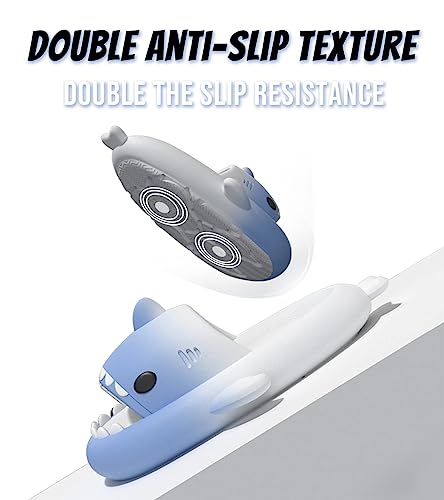 Hrtesus Shark Slides Shark Slippers Shark Sandals for Women and Men, Summer Beach Slippers Sandals Lightweight Non-Slip4