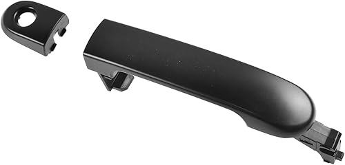 Miniatura 721 de TRQ Manija de puerta exterior delantera izquierda plateada para el lado del conductor compatible con Nissan 370Z 2009-2017