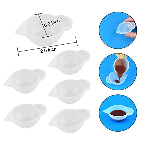 YSJJEFB Harzformen 36. IN 1 Silikonwerkzeuge Set mit Nonstick-Mat-Pad Große Messbecher for DIY. Schmuckhandwerk, das… – Bild 4