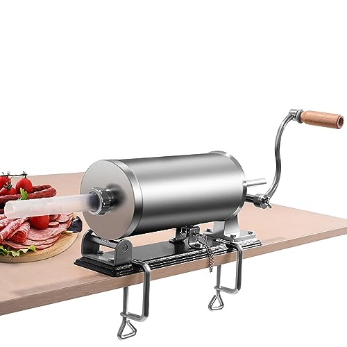 COSTWAY 2,5kg/3kg/4kg Wurstfüller manuell, Wurstmaschine aus Edelstahl,...