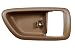 PT Auto Warehouse TO-2901B22RH - Inside Interior Inner Door Handle Trim/Bezel, Brown (Oak) - Passenger Side