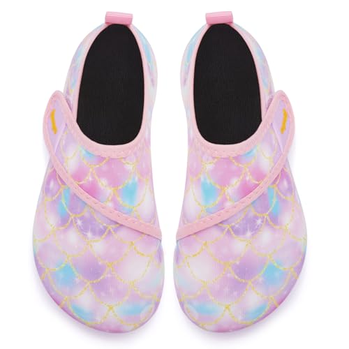 Racqua Toddler Kids Water Shoes Lightweight Swim Shoes Quick Dry Aqua Shoes Beach Pool for Boy's Girl's (Toddler/Little/Big Kid)4