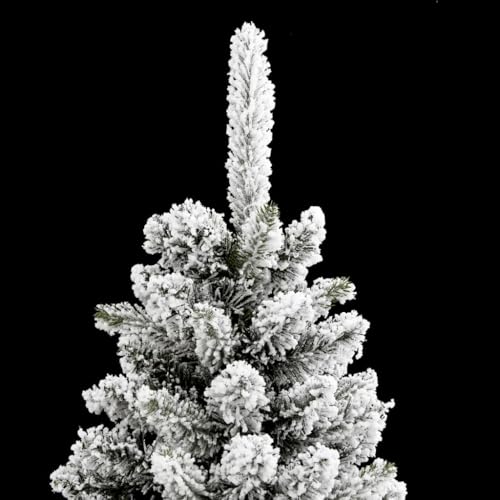 Árbol de Navidad artificial estrecho que ahorra espacio sin perder estabilidad 7